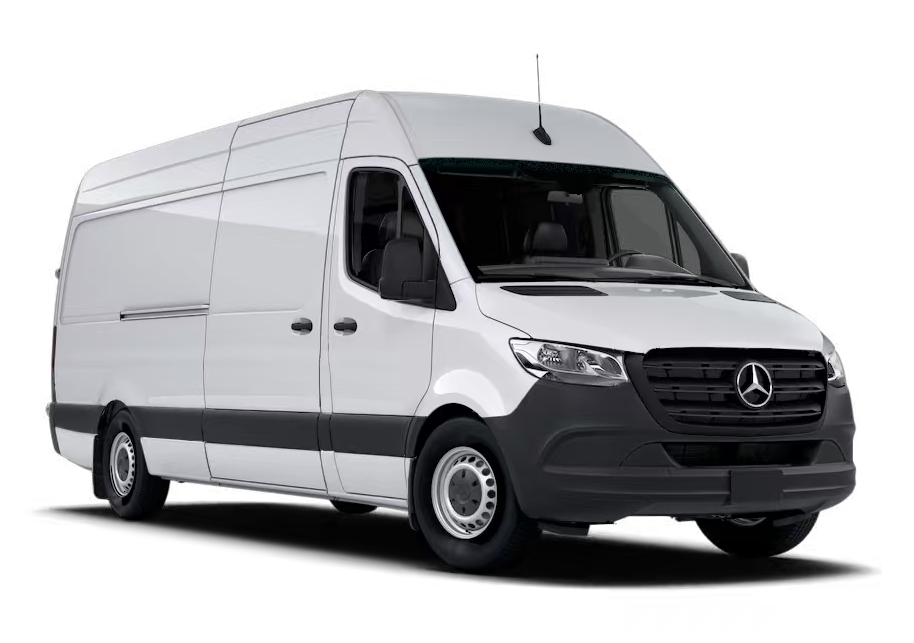 Fourgon cargo Mercedes-Benz Sprinter 2025 à toit surélevé allongé de Mandy Express
